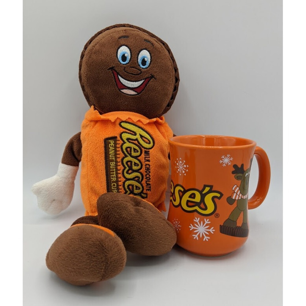 Hershey's Chocolate World Reese's‎ Mug & Stuffed Plush Gift Coffee Tea Travel